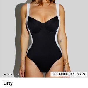 TA3 Lifty Women's Black and White One Piece Swimsuit